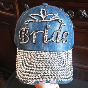 Bride's Runabout Baseball Cap Wedding Bridal NWT
